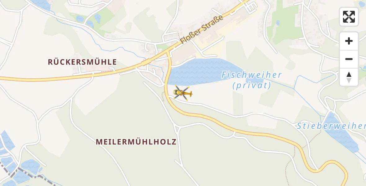 Flugroute Rettungshubschrauber Flossenbürg - Flossenbürg, 30 März 2026, 07:36