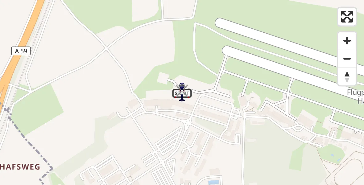 Flugroute Polizeihubschrauber Sankt Augustin - Sankt Augustin, 30 März 2026, 08:19