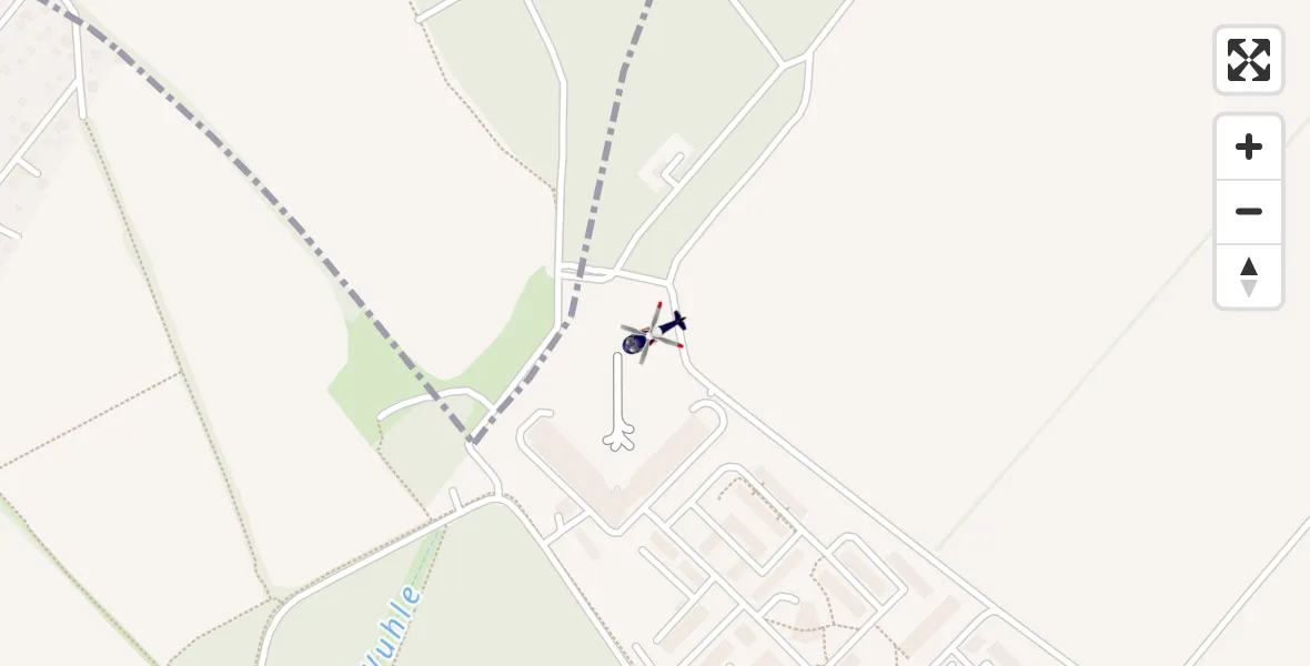 Flugroute Polizeihubschrauber Ahrensfelde Hubschrauberlandeplatz - Ahrensfelde Hubschrauberlandeplatz, 30 März 2026, 09:19