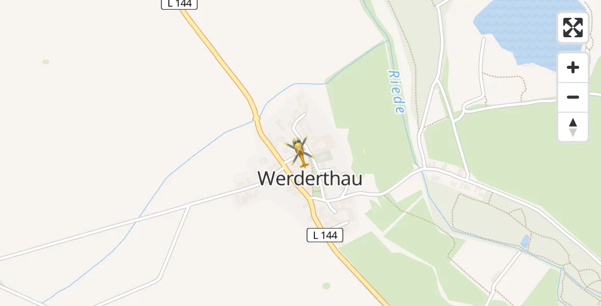 Flugroute Ambulanzhubschrauber Petersberg - Petersberg, 30 März 2026, 10:18