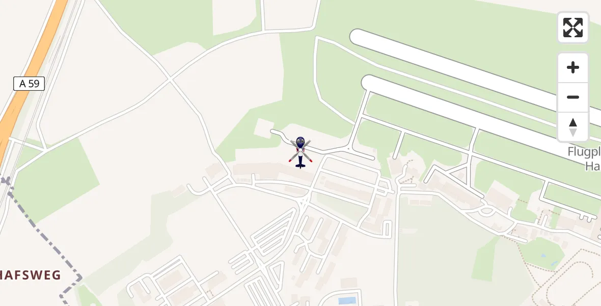 Flugroute Polizeihubschrauber Sankt Augustin - Sankt Augustin, 30 März 2026, 11:23
