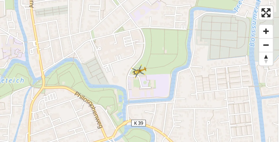 Flugroute Rettungshubschrauber Emden - Emden, 30 März 2026, 12:17