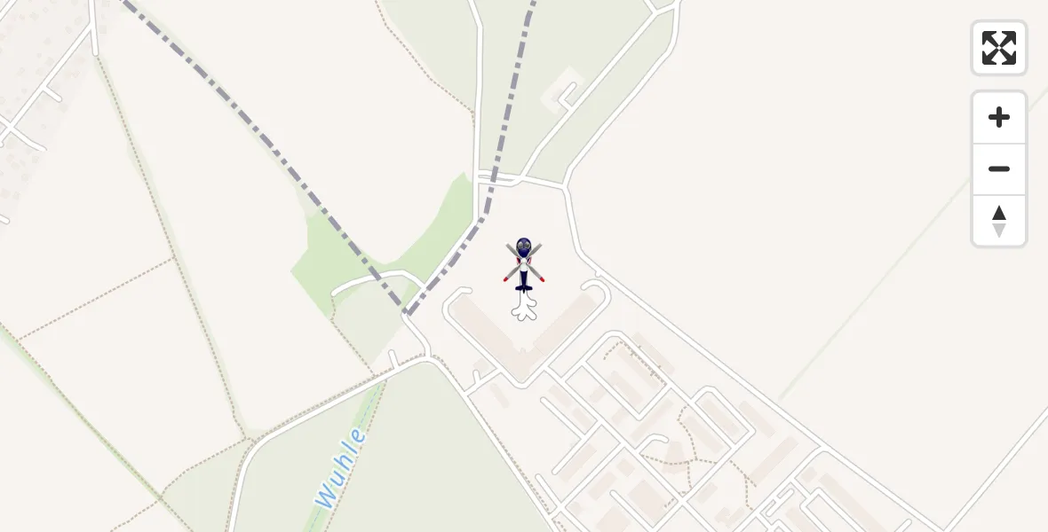 Flugroute Polizeihubschrauber Ahrensfelde Hubschrauberlandeplatz - Ahrensfelde Hubschrauberlandeplatz, 30 März 2026, 13:15
