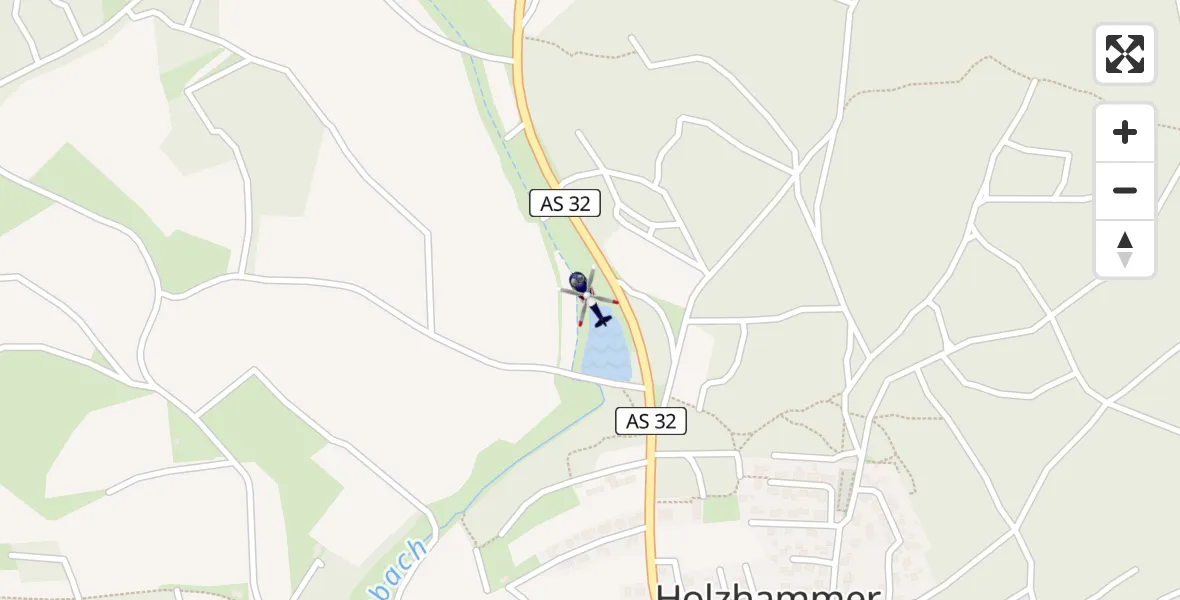 Flugroute Polizeihubschrauber Schnaittenbach - Schnaittenbach, 30 März 2026, 16:57