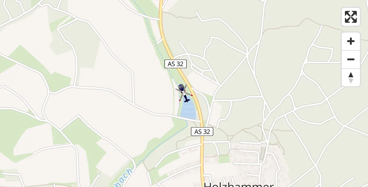 Flugroute Polizeihubschrauber Schnaittenbach - Schnaittenbach, 30 März 2026, 19:13