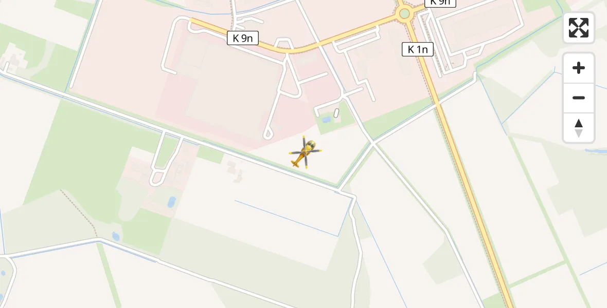 Routekaart van de vlucht: Ambulanzhubschrauber nach Christoph  Westfalen-ADAC