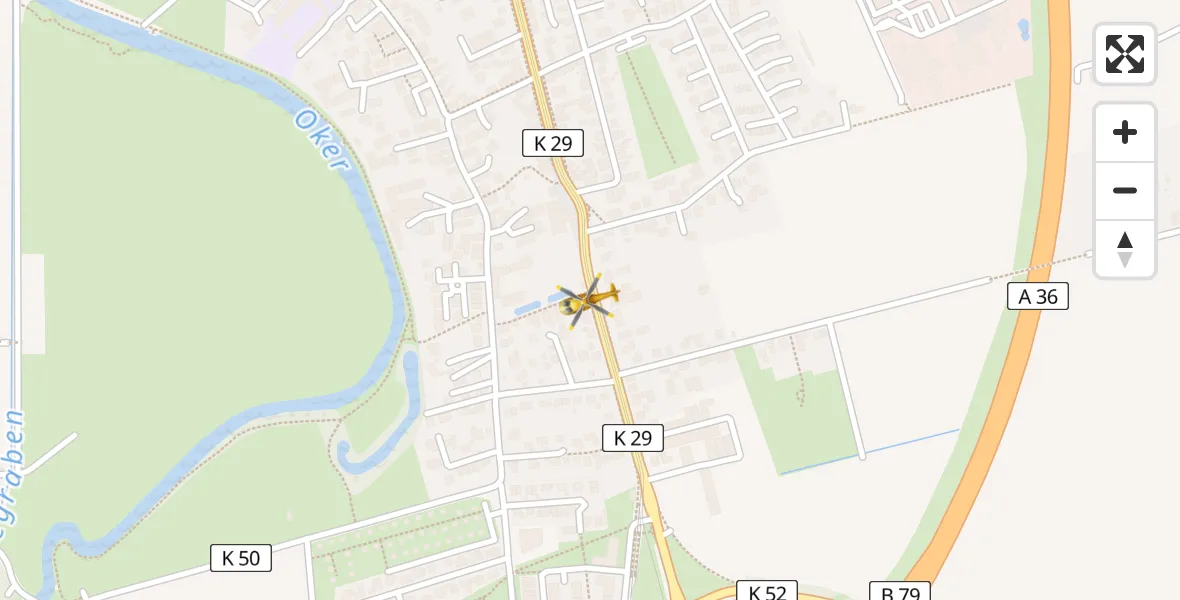 Flugroute Rettungshubschrauber Braunschweig - Braunschweig, 31 März 2026, 05:40