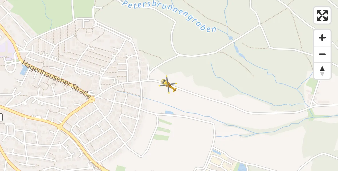 Flugroute Ambulanzhubschrauber Altdorf b.Nürnberg - Altdorf b.Nürnberg, 31 März 2026, 06:00