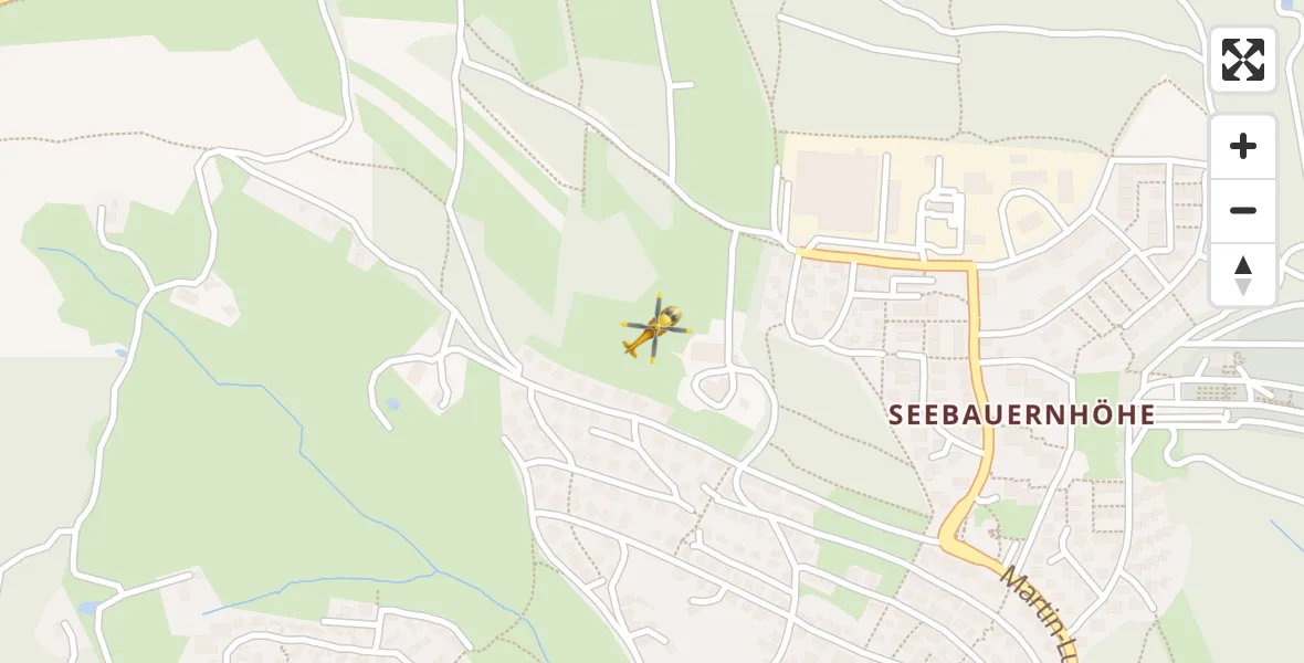 Flugroute Rettungshubschrauber St. Georgen im Schwarzwald - St. Georgen im Schwarzwald, 31 März 2026, 06:59