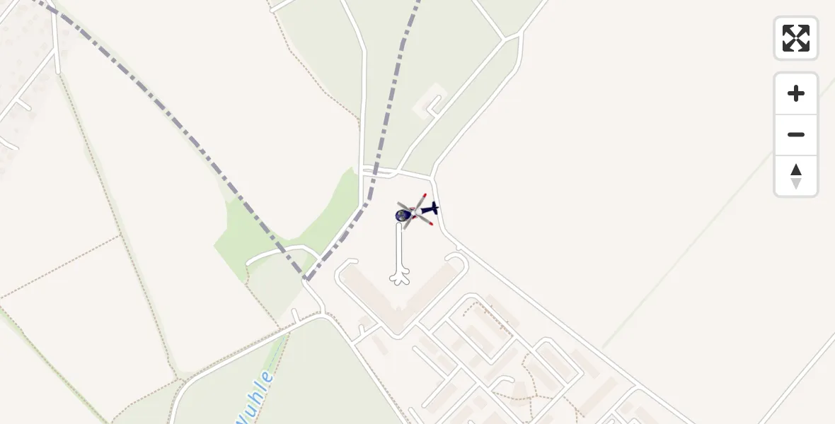 Flugroute Polizeihubschrauber Ahrensfelde Hubschrauberlandeplatz - Ahrensfelde Hubschrauberlandeplatz, 31 März 2026, 07:32