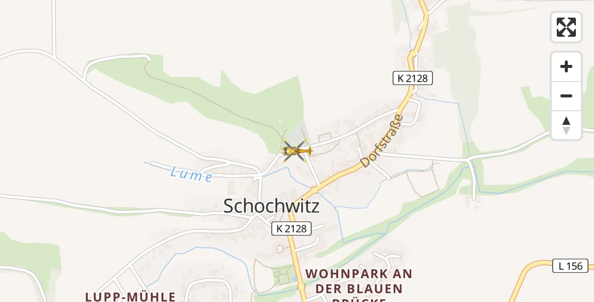 Flugroute Ambulanzhubschrauber Salzatal - Salzatal, 31 März 2026, 08:53