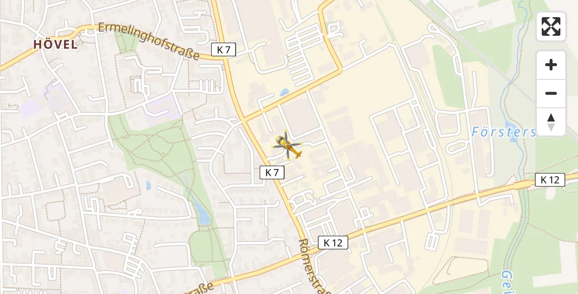 Flugroute Rettungshubschrauber Hamm - Hamm, 31 März 2026, 10:10