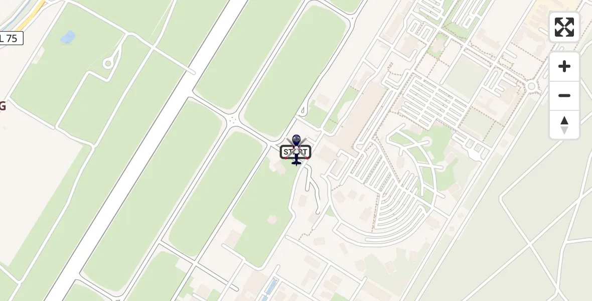 Routekaart van de vlucht: Polizeihubschrauber nach Karlsruhe Baden-Baden Flughafen