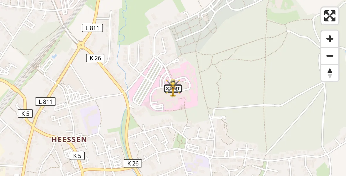Flugroute Rettungshubschrauber Hamm - Hamm, 31 März 2026, 10:42