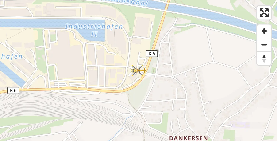 Flugroute Rettungshubschrauber Minden - Minden, 31 März 2026, 11:23