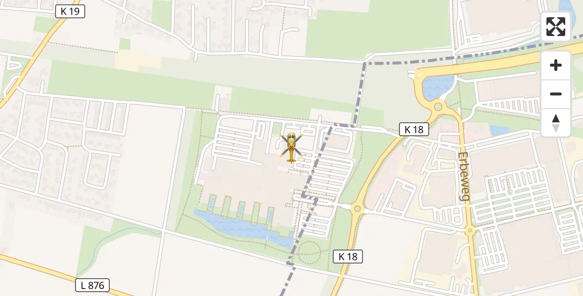 Flugroute Rettungshubschrauber Minden - Minden, 31 März 2026, 11:49