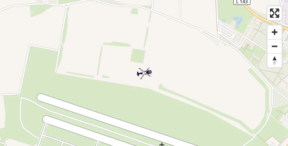 Flugroute Polizeihubschrauber Bonn-Hangelar Flugplatz - Bonn-Hangelar Flugplatz, 31 März 2026, 12:18