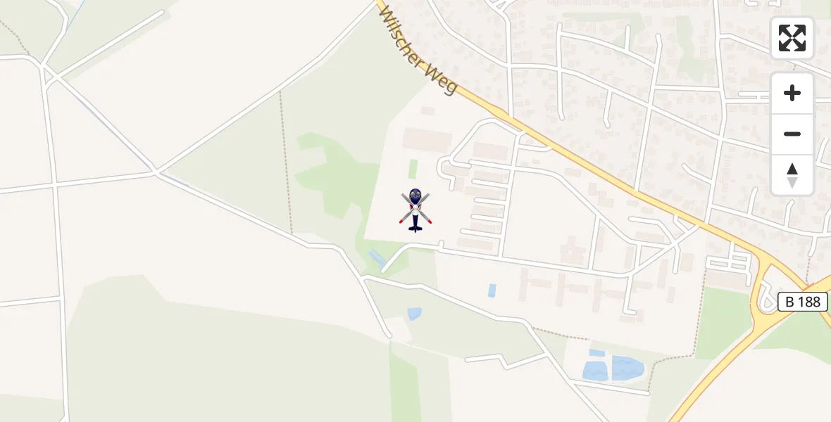 Flugroute Polizeihubschrauber Gifhorn Bundespolizei Hubschrauberlandeplatz - Gifhorn Bundespolizei Hubschrauberlandeplatz, 31 März 2026, 12:31
