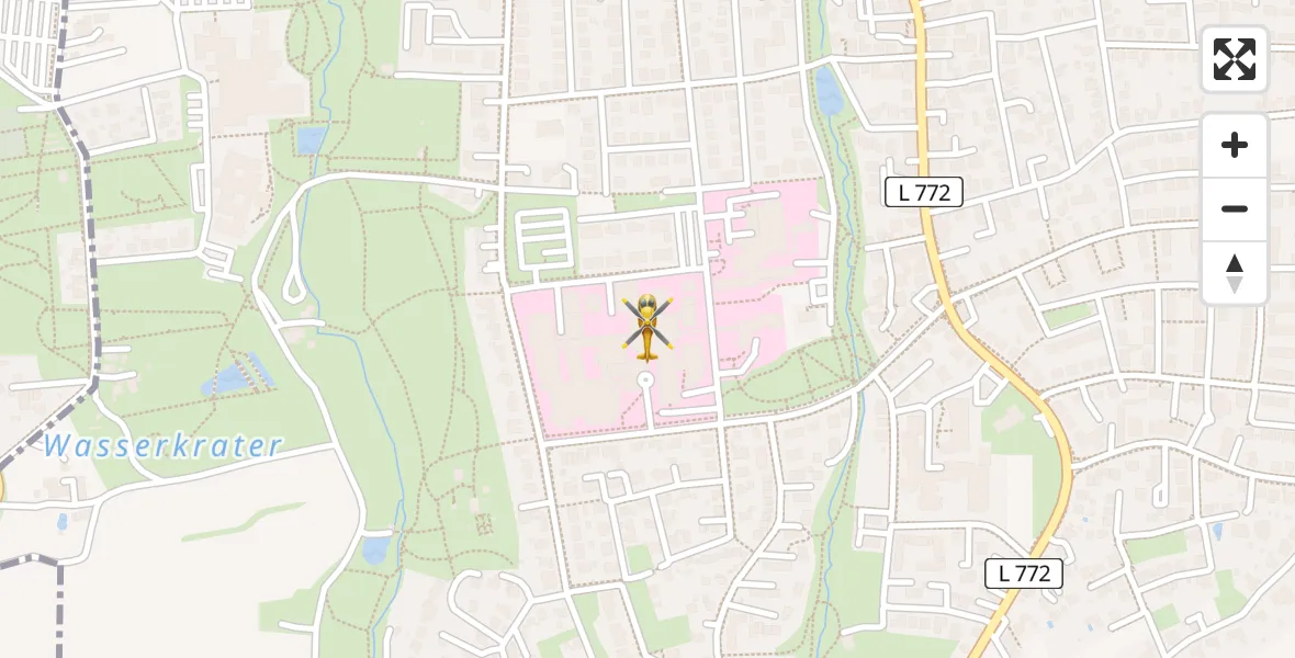 Flugroute Ambulanzhubschrauber Bad Oeynhausen - Bad Oeynhausen, 31 März 2026, 15:17