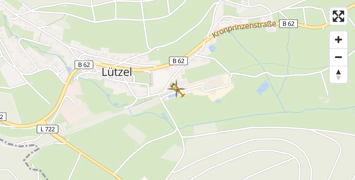 Flugroute Rettungshubschrauber Hilchenbach - Hilchenbach, 31 März 2026, 16:21