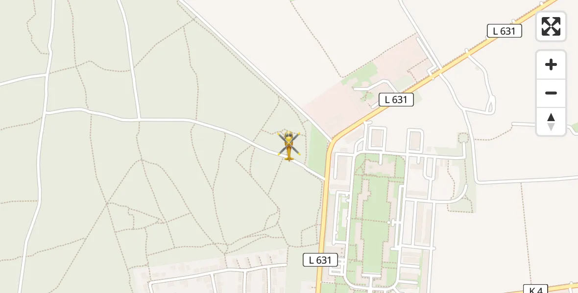 Flugroute Rettungshubschrauber Wolfenbüttel - Wolfenbüttel, 31 März 2026, 17:04