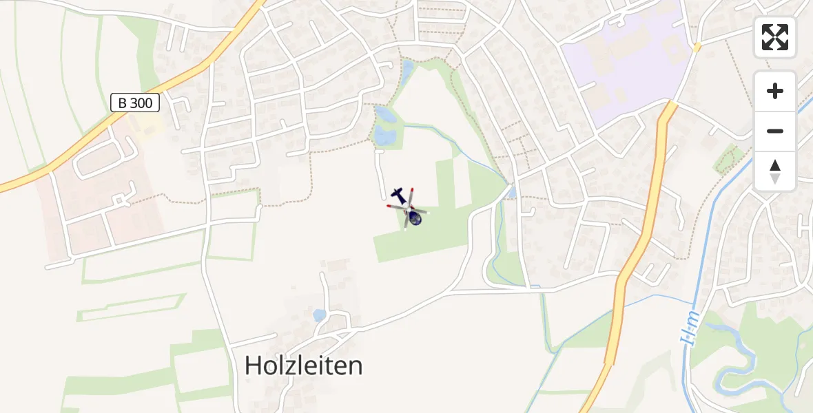 Routekaart van de vlucht: Polizeihubschrauber nach Geisenfeld