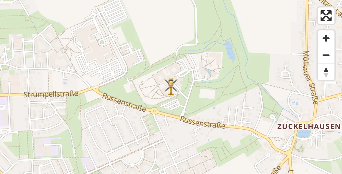 Routekaart van de vlucht: Rettungshubschrauber nach Leipzig Heart Center Ground Hubschrauberlandeplatz