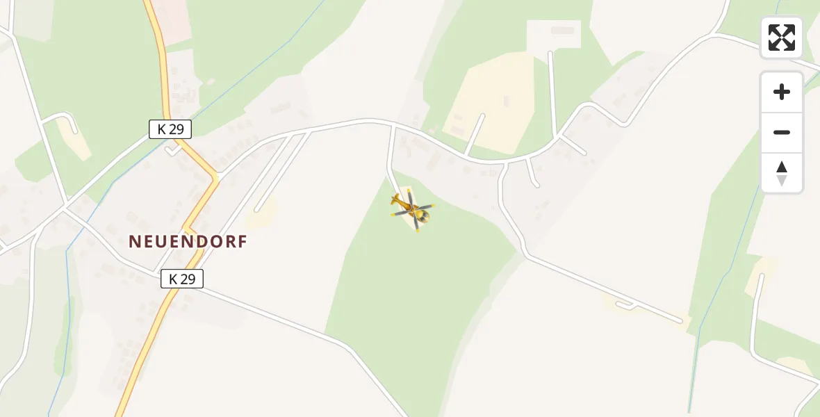 Routekaart van de vlucht: Rettungshubschrauber nach Lütow, Dorfstraße