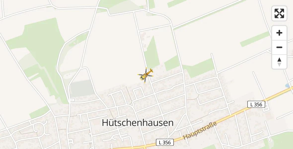 Flugroute Rettungshubschrauber Hütschenhausen - Hütschenhausen, 01 April 2026, 10:35