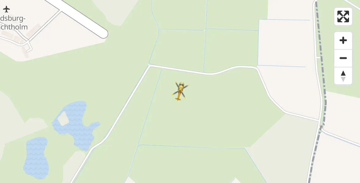 Flugroute Ambulanzhubschrauber Hörsten - Hörsten, 01 April 2026, 11:49