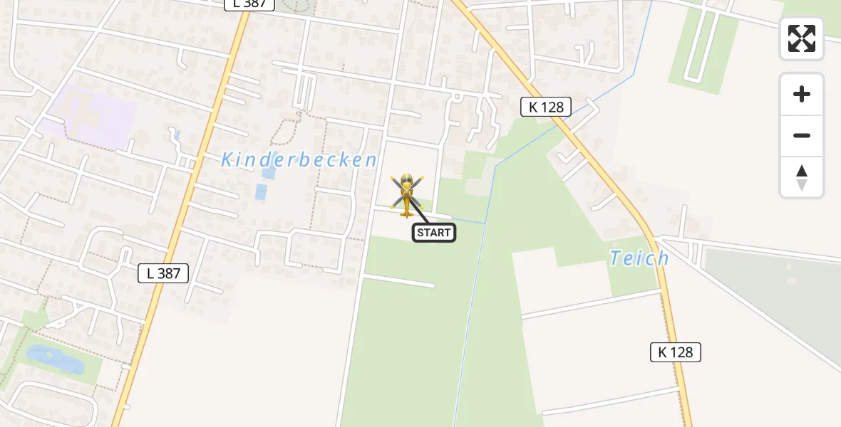 Flugroute Rettungshubschrauber Uetze - Uetze, 01 April 2026, 13:59