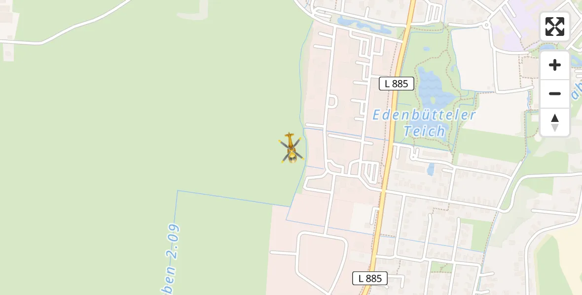 Routekaart van de vlucht: Rettungshubschrauber nach Lemwerder