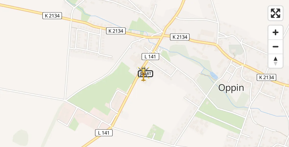 Flugroute Rettungshubschrauber Landsberg - Landsberg, 01 April 2026, 15:33