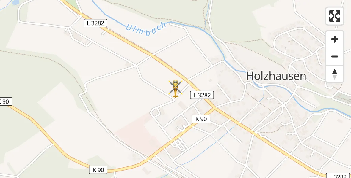 Routekaart van de vlucht: Rettungshubschrauber nach Greifenstein