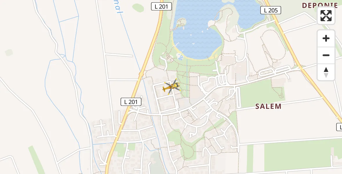 Flugroute Rettungshubschrauber Salem - Salem, 01 April 2026, 16:06