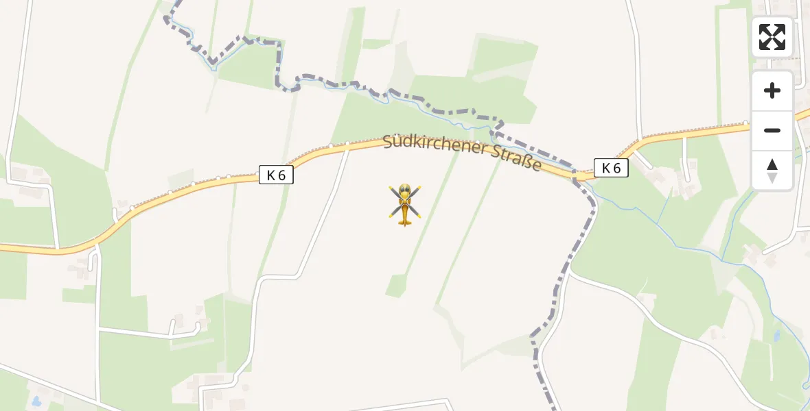 Flugroute Ambulanzhubschrauber Selm - Selm, 01 April 2026, 16:17