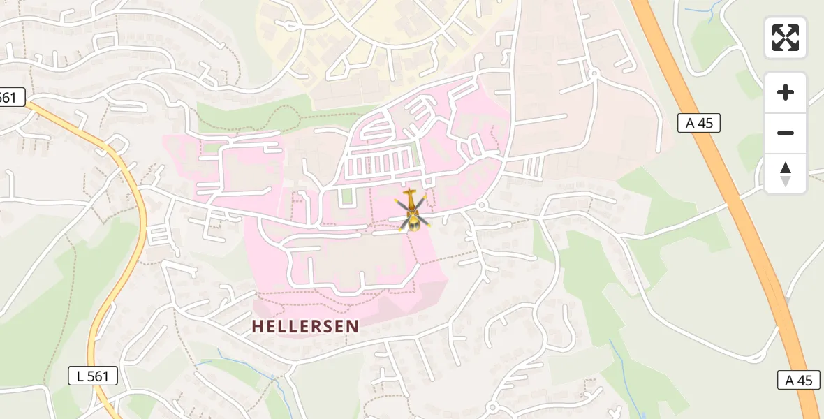 Flugroute Ambulanzhubschrauber Lüdenscheid - Lüdenscheid, 01 April 2026, 17:07