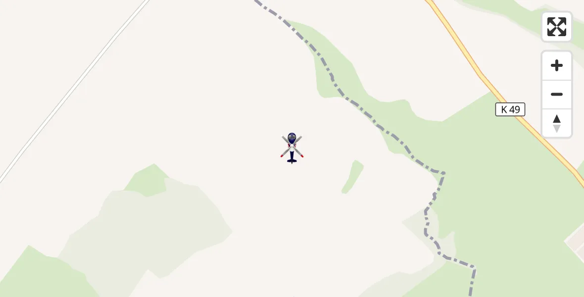 Flugroute Polizeihubschrauber Sukow-Levitzow - Sukow-Levitzow, 01 April 2026, 18:51