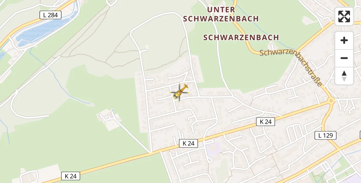 Routekaart van de vlucht: Ambulanzhubschrauber nach Lindlar