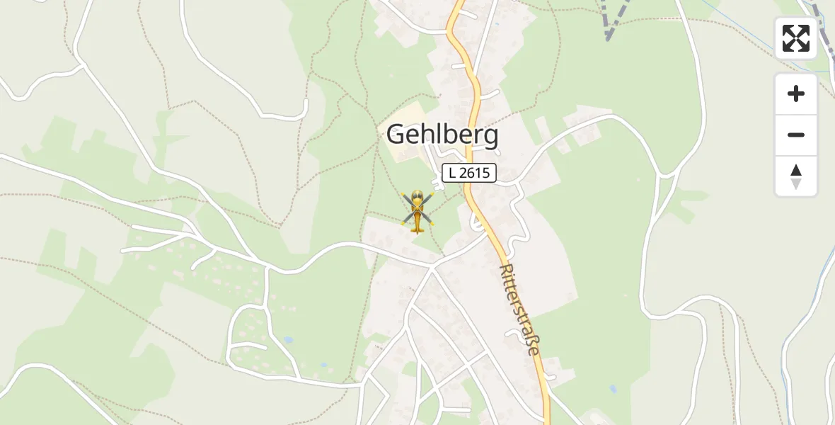 Flugroute Rettungshubschrauber Suhl - Suhl, 02 April 2026, 08:25