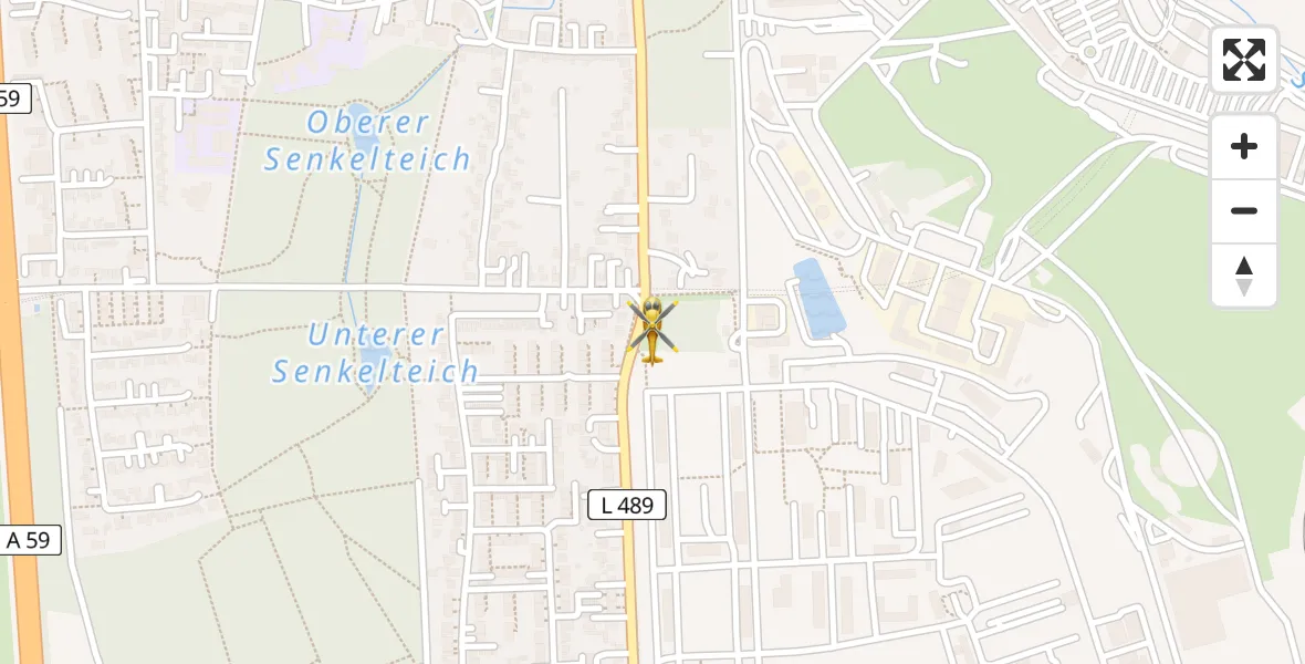 Flugroute Rettungshubschrauber Köln Bonn Flughafen - Köln Bonn Flughafen, 02 April 2026, 11:38