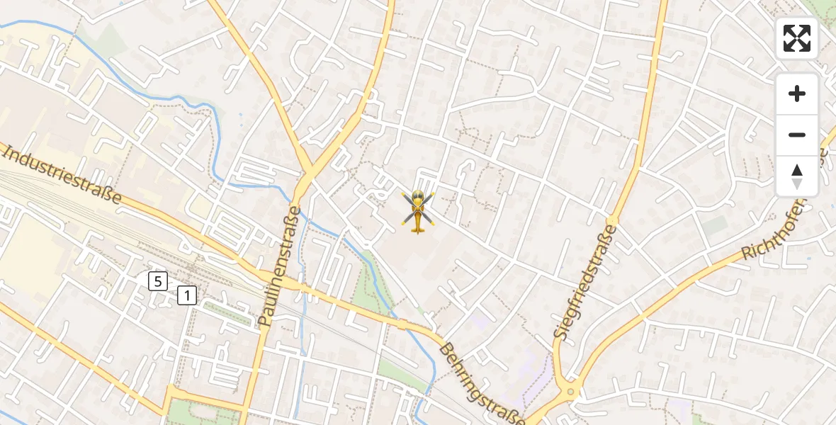 Flugroute Rettungshubschrauber Detmold - Detmold, 02 April 2026, 11:42