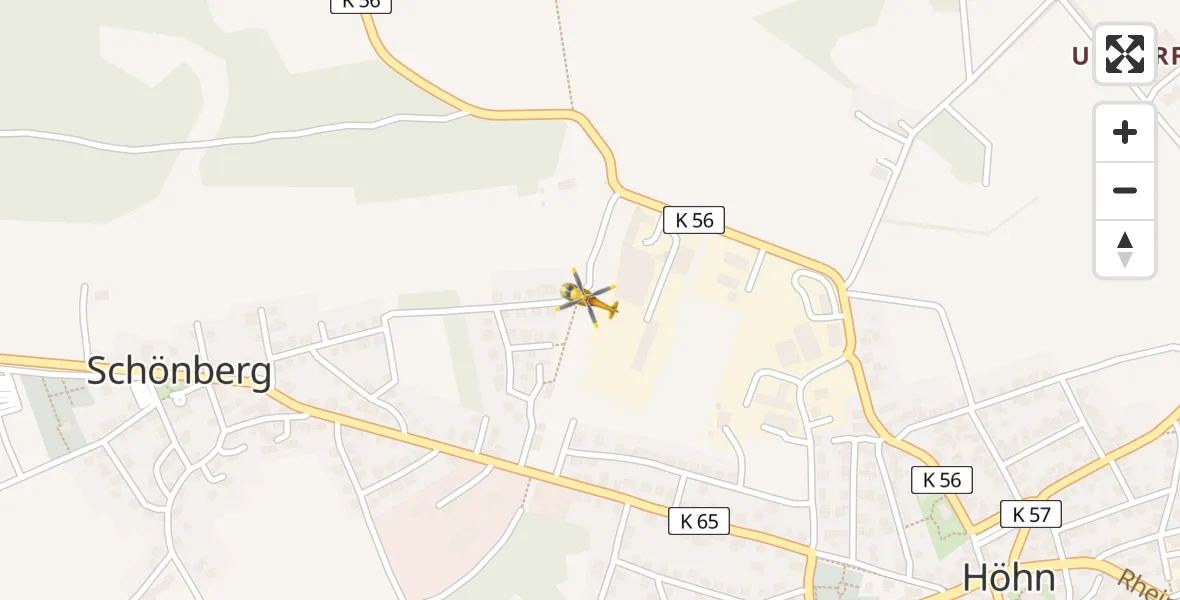Flugroute Rettungshubschrauber Höhn - Höhn, 02 April 2026, 12:21