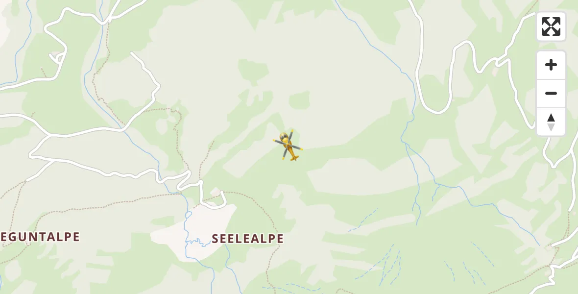 Flugroute Rettungshubschrauber Oberstaufen - Oberstaufen, 02 April 2026, 12:27