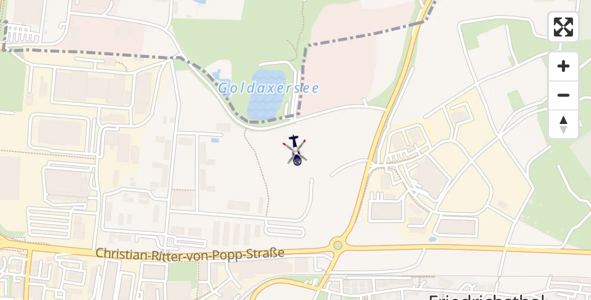 Flugroute Polizeihubschrauber Bayreuth - Bayreuth, 02 April 2026, 12:44