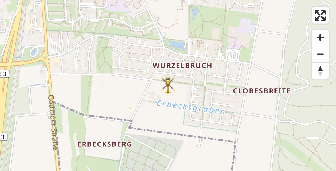 Flugroute Rettungshubschrauber Bovenden - Bovenden, 02 April 2026, 13:06