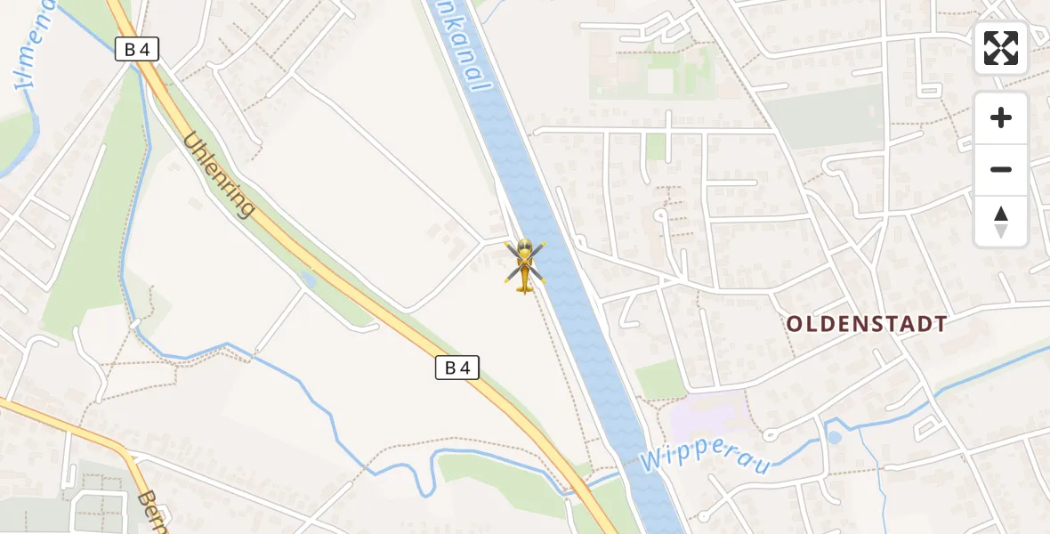 Flugroute Rettungshubschrauber Uelzen - Uelzen, 02 April 2026, 13:09