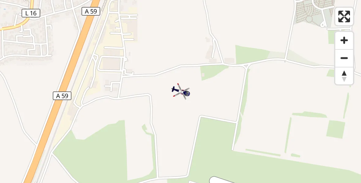 Flugroute Polizeihubschrauber Sankt Augustin - Sankt Augustin, 02 April 2026, 13:47