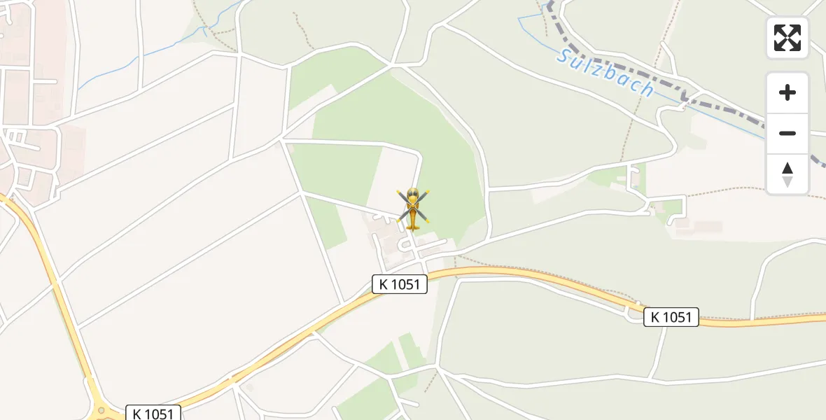 Flugroute Rettungshubschrauber Schönaich - Schönaich, 02 April 2026, 14:02