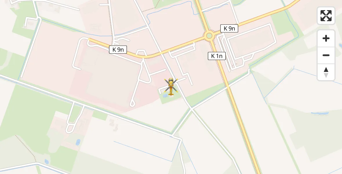 Routekaart van de vlucht: Ambulanzhubschrauber nach Christoph  Westfalen-ADAC